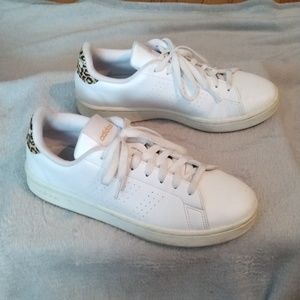 White Adidas sneakers